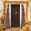 Halloween moon wreath black grapevine 17.7 in 8