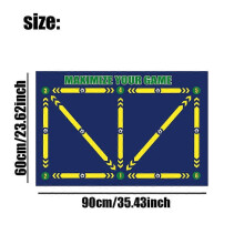 (Brazilian model) Football footstep training mat,Soccer training mat,Sport mat-Silent anti-skid shock absorption training mat,Training pace mat