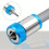 Magnetic Screw Ring Bit Blue for 1/4 Inch Hex Screwdriver 6
