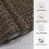 Woven Modern Area Rug Brown 5' x 7' 4