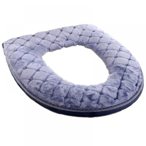 Toilet Seat Cover Pad Soft Thicker Warm Washable 1