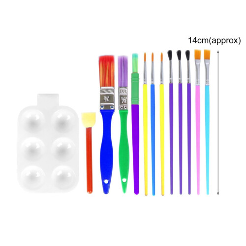 Kids Paint Brush Small Size 13-Piece Set 2