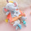 HeeHom baby security blanket soft elephant plush 12x12 inch 6