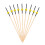 Lixi cocktail picks black stick yellow bead 100 pcs 1