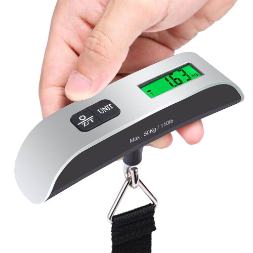Luggage Scale Portable Digital 50kg Silver 1