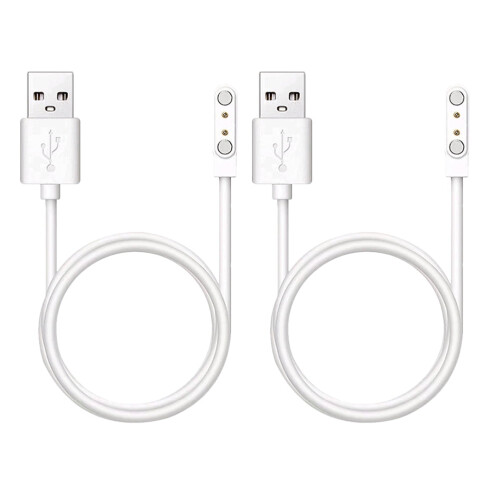 Magnetic Suction Charging Cable for Smart Watch 2-Pin 2 pcs