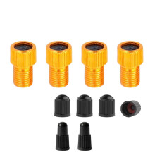 Linyes Presta to Schrader valve adapter 4-pack