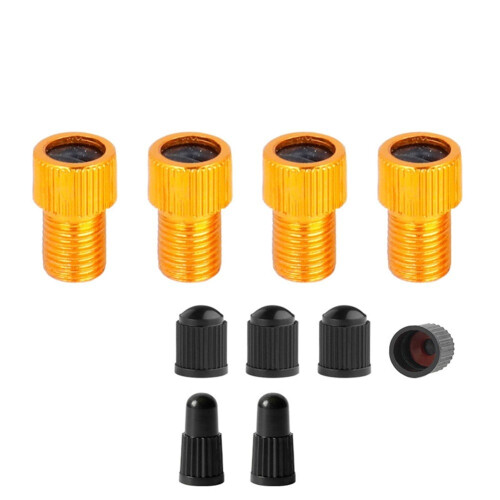 Linyes Presta to Schrader valve adapter 4-pack
