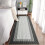 Haperlare Runner Rug Grey Modern Bordered 2' x 6' 2