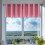 Harliver pink kitchen curtains 29.13 inch half panels 4
