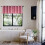 Harliver pink kitchen curtains 29.13 inch half panels 6