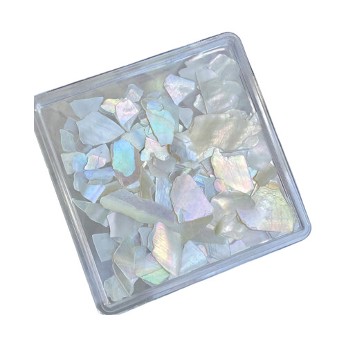Pink Nail Art Shell Decor, Irregular Ultra-thin, 1 Box 1