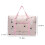 Pink Foldable Travel Duffel Bag 40L 2