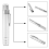 Metal Chalk Holder for Blackboard 5 pcs Silver 6