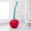 Toilet Brush Set with Cherry-Shaped Holder Plastic 6