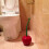 Toilet Brush Set with Cherry-Shaped Holder Plastic 7