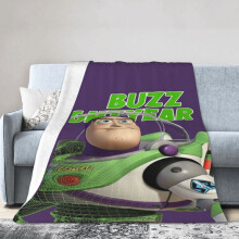 Buzz Lightyear plush throw blanket 50x60 inches