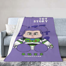 Buzz Lightyear plush throw blanket 50x60 inches