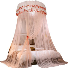 Princess Bed Canopy Double Layer Sheer Mesh Dome