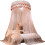 Princess Bed Canopy Double Layer Sheer Mesh Dome 1