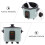 Hekezhi Mini Rice Cooker Green Kitchen Accessory 1pc 3