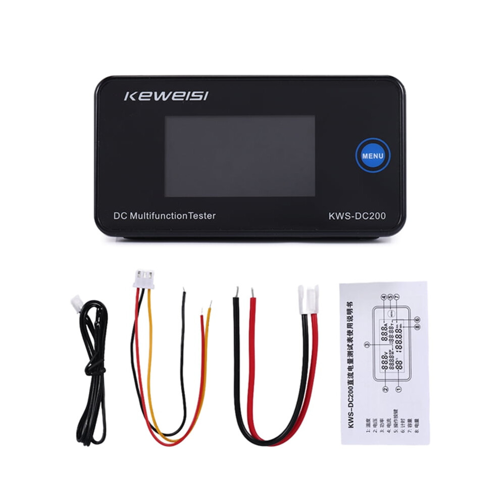 Keweisi Dc Voltmeter Ammeter 0-200V 10A 946140668253