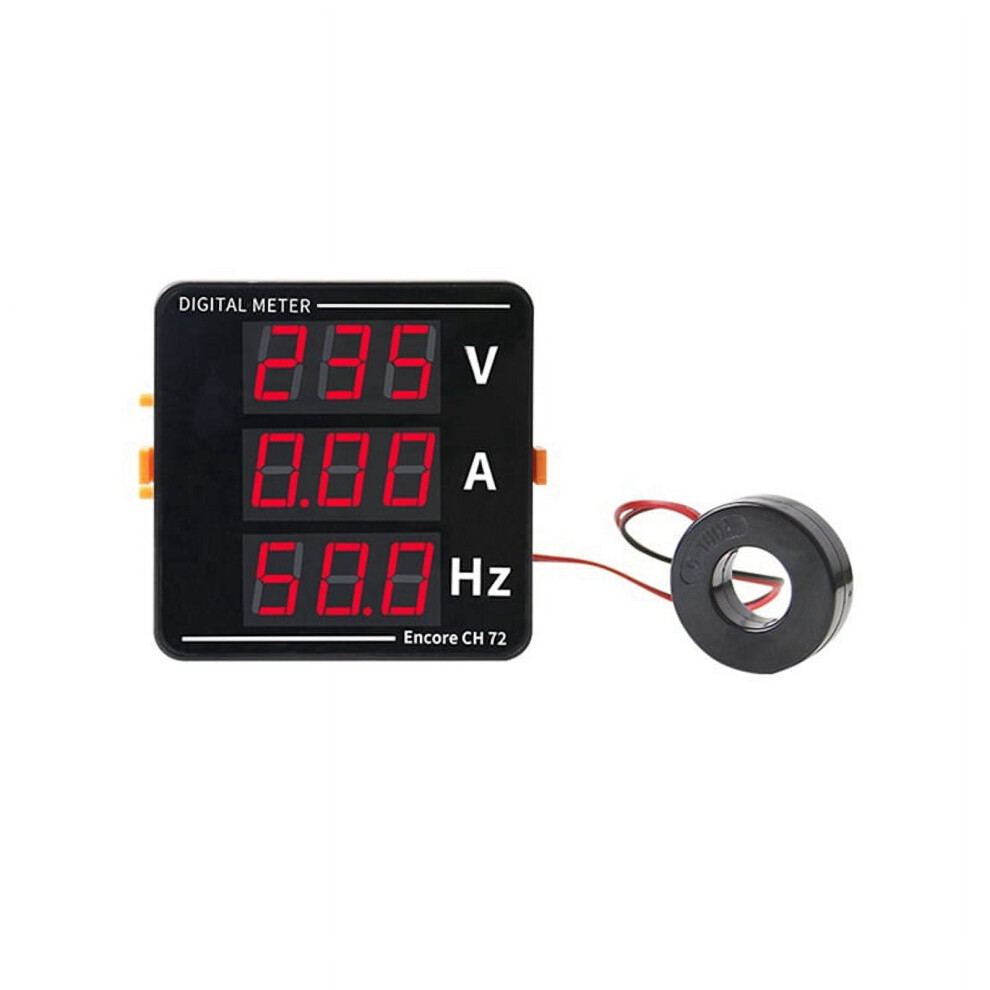 Ac Ammeter Voltmeter Frequency Meter 50-500V 0-120A 946140668529
