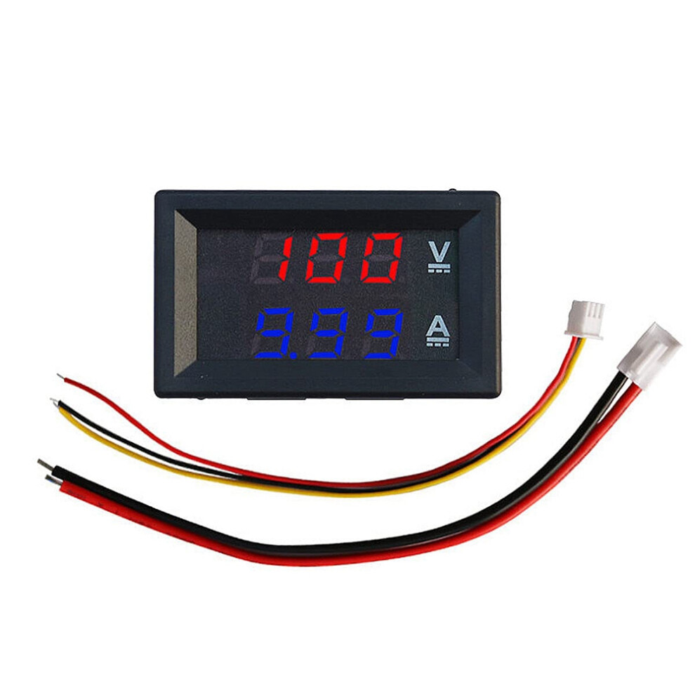 Digital Voltmeter Ammeter Dc 100V 50A 3-Digit 2 Pcs 946140669212