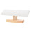 Wooden bracelet display stand with leather padding 2