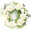 HESITONE peony wreath artificial spring door wreath 16 inch 8