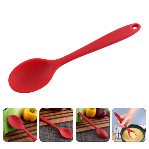 Silicone Mixing Spoon for Baking and Serving 1 pc 1