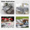 Black and White Checkered Tablecloth 5555 inch 6