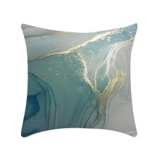 Silk Pillowcase for Hair and Skin Turquoise Abstract