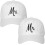 Matching Mr. and Mrs. Baseball Caps Set 1