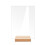 Acrylic Table Number Holder with Wood Stand 1pc 1