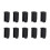 U-Type frame gear brake cable guide clips for bike, 10 pcs 1