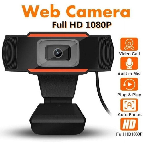 Harupink webcam 1080P optical lens with mic 2