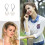 Sterling Silver Teardrop Pearl Drop Earrings White 4