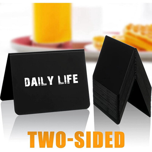Mini A-Frame Chalkboard Signs PVC Erasable 60 Pieces 2