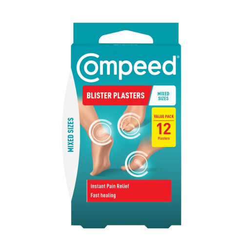Compeed Compeed Mixed Size Blister Plasters, Hydrocolloid, Pack of 12