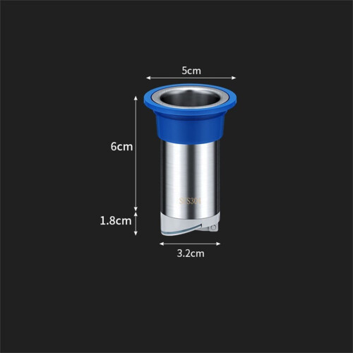 Stainless Steel Floor Drain Core with Extension Pipe