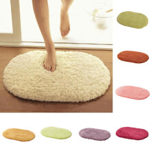 Limei bathroom rug non-slip microfiber oval 23.6x15.1 in