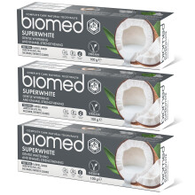 Biomed Superwhite 97% Natural Whitening Toothpaste | Enamel Strengthening | Coco