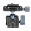 Universal tripod ball head pan-tilt 360 quick release 1