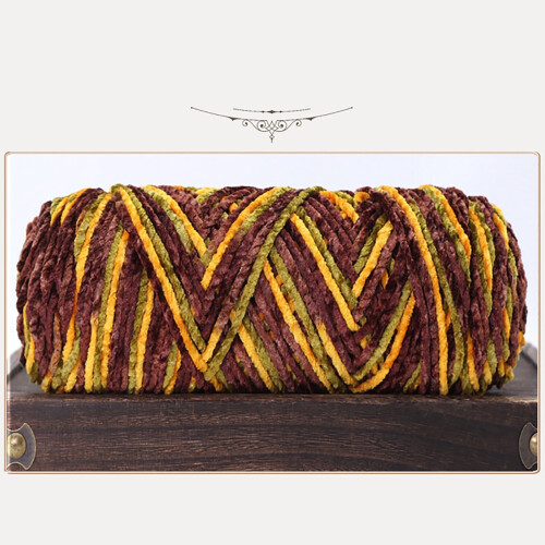 Soft Chenille Yarn for Crocheting and Knitting, 100g 1