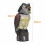 Garden owl sculpture battery powered with motion detection 7