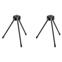 Mini metal tripod for cameras and projectors 2-pack