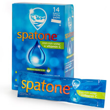 Spatone Natural Iron Supplement + Vitamin C (14 Sachets), Daily Convenient Liqui