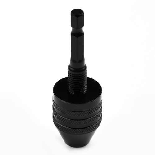 Keyless Drill Bit Chuck Adapter 1/4 Hex Shank 1 PC 2