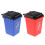 Haust pen holder trash can shape desktop organizer 2 pcs 3
